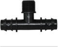 4PCS 1/2" 3/4" Threaded 16 20 25MM PE Hose Barb Tee Connector Garden Drip Irrigation Adapter Tubing Coupling Repair(SPL11-301-20MM-4PCS) by Unknown