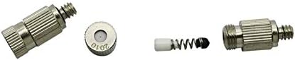 Garden Sprinkler Watering Sprayer 0.1~0.5mm High Pressure Mist Nozzle Greenhouse Sprinkler Irrigation Plant Cooling Systeem Stainless Steel Spray Nozzle (Color : 0.3 mm mist) - Image 4