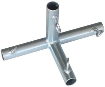 Replacement For Compatible With AHC 802299 Galvanized Round Connector 10 L x 3/4 x 3/4 Dia. in. (Pack of 4) by Unknown