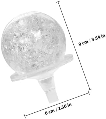 2pcs Crystal Ball Ornament Fountain Sphere for Indoor Office Xmas Decor - Image 2