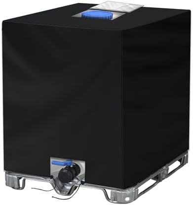 NEVERLAND IBC Tote Cover 275 Gallon 420D Waterproof Water Tank Cover by Professionalcoversellers