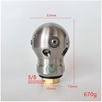 Sewer Jetter Nozzle Compatible for Warthog 3/8" Female 50LPM - Image 2