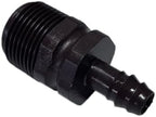 NETAFITM Drip Irrigation Barbed Fittings,3/8" 12MM Black Drip Tubing Coupler Elbow Tee Reducer (Threaded Male Adapter - 12mm X 3/4" MPT, 25 Count) - Image 2