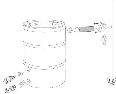 Rain Barrel Kit EarthMinded 2x3 Downspouts - Image 2