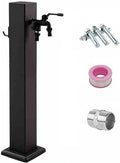 304 Stainless Steel Vertical Hose Stand with Faucet - Outdoor Antifreeze Water Dispenser Hydrant for Irrigation & Washing, Durable 15x80cm/5.9x31.5in Design by Unknown