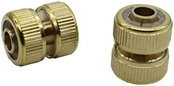 Hose Joint Connector Kit Brass Repair Connector Car Wash 1/2 Inch Hose Extension Pipe Connector Garden Water Pipe Connector 1 by Unknown