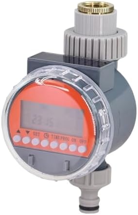 NURII Solar Powered Ball Valve Garden Digital Water Timer, Programmable Hose Sprinkler Controller Waterproof Auto Irrigation (Size : Type E) by Unknown