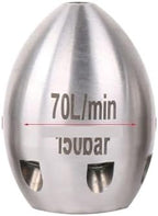 1/2 High Pressure Cleaning Machine Sewer Nozzles, Sewer Pipe Dredging Head Nozzle(70L 150bar-ds3) by Unknown