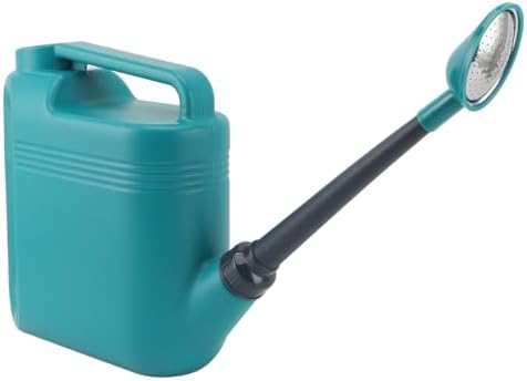 Asixxsix Watering Can, 5L Large Capacity Lightweight Long Spout Plastic Watering Can, Gooseneck with Removable Sprinkler Head for Flowers Vegetables Indoor Outdoor Garden - Image 5