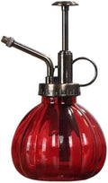 KeuLen Empty Glass Spray Bottle, Handheld Plant Mister Water Sprayer with Fine Mist, Vintage Retro Style for Indoor Plants (1 PC)(Red) by Unknown