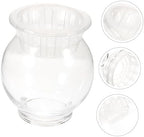 Abaodam Glass Vase for Home Office Decorative Vase Aquatic Baskets Simple Elegant Design - Image 4