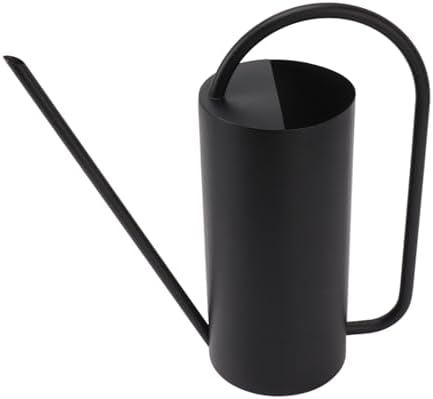 Jiawu Stainless Steel Plants Watering Can Long Spout, 1500ml Large Capacity Watering Kettle, Rust Proof Pot for Indoor Outdoor Garden (Black) - Image 5