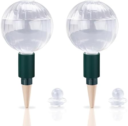23 oz Up to 2 Weeks Extra Large Glass Plant Watering Globe, Slow Release by SoilaguaDirect