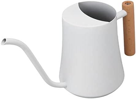 Jeffergarden Stainless Steel Watering Can, 1000ml Long Spout Wood Handle by Jeffergarden