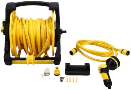 Water Hose Reel Cart 10m Rust Proof Automatic Storage - Image 6