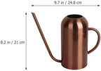 Vintage Stainless Steel Watering Can 1.5l with Long Spout for Garden and Indoor Plants, Copper Color Succulent Watering Pot for Flower Care - Image 2