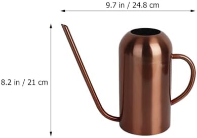 CALLARON Stainless Steel Watering Can with Long Spout 1.5l Indoor and Outdoor Plant Watering Pot for Garden Flowers and Bonsai Vintage Copper Finish - Image 2