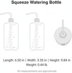 Precision Squeeze Watering Bottle with Long Curved Spout Durable PP Plastic - Image 7