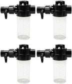 4pcs 4oz Fertilizer Injector Bottle with Valve and Hose Adapter by Unknown