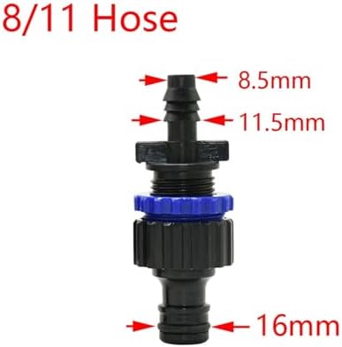 Ship accessories Quick Connector Nipple EURO 3/4'' Threaded Barb Adapter for 4/8/16/20/25/32mm PE Hose Pipe Garden Drip Irrigation Watering Irrigation accessories(Yellow) - Image 2