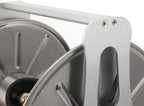 1/2in Stainless Steel Garden Hose Holder Kit, Wall Mounted Garden Hose Reel 50m Capacity Water Hose Storage Rack With 360° Rotatable Handle For Home Garden Lawn Silver #003 - Image 4