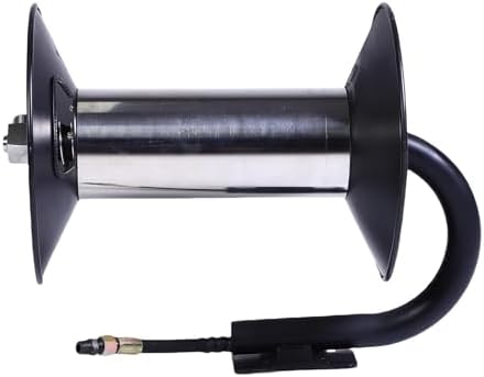 Bewinner Heavy Duty Pressure Washer Hose Reel 164FT 4000 PSI - Manual Crank Wall Mounted Power Washer Hose Reel, 3/8in Connector, Alloy Steel by Bewinner