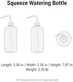 Precision Squeeze Watering Bottle with Narrow Nozzle, Durable POM Plastic for Indoor Plants, White - Image 7