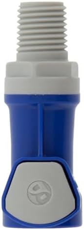 09FBLUT3 Threaded Female Connector Blue 1/4" – Battery Watering System Fitting (Pack of 4) - Image 3