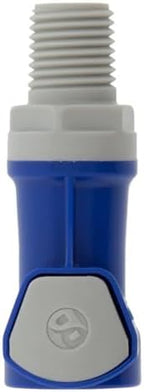 09FBLUT3 Threaded Female Connector Blue 1/4" – Battery Watering System Fitting (Pack of 4) - Image 3