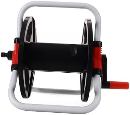 Freestanding Garden Hose Reel Holder with Coiling Mechanism by YARDWE