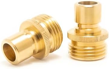 50 Pack (100 Total Connectors) Brass Hose Quick Connectors, Male - Image 3
