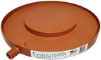 Drain Away Terra Cotta 12 inch Plant Saucer Heavy Duty Drain Tray for Large Pots Indoor Outdoor Waterproof UV Resistant | Protect Floors Decks | 12in 15in 22in | White Gray Terra Cotta Black by Unknown