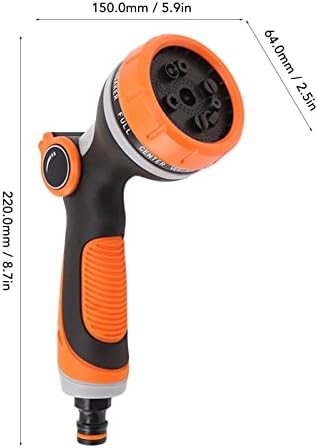 Garden Hose Nozzle Sprayer, Handheld Water Hose Nozzle Sprayer, High Pressure Garden Sprayer for Watering Plants Lawns - Image 3