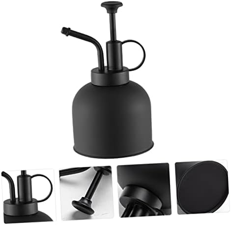 Vintage Black Stainless Steel Plant Mister Spray Bottle for Indoor Use - Image 7