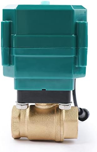 U.S. Solid 1/2" Smart Motorized Ball Valve - Remote App Mobile Control Brass Electrical Ball Valve with Manual Switch, 5V DC USB Connection - Image 4