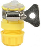 Zinc Alloy Garden Hose Spray Nozzle - Durable Watering Wand with Adjustable Multi-Pattern Head for Outdoor Gardening, Car Washing & Cleaning (Yellow) by Unknown