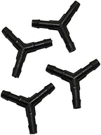 Spray Water Connection Y-shaped Barb Hose Connector Gardening Accessories Water Divider Agricultural Greenhouse Drip Irrigation Accessories 100 Pieces - Image 4