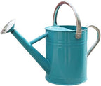 Metal Watering Can for Outdoor Plants, Watering Can 1 Gallon (Leaf Green) by SunnyTong