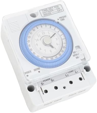 Jiawu 24 Hours Mechanical Timer Automatic Low Power Consumption Time Switch 100-240VAC for Water Heaters Breeding Garden Lighting - Image 3