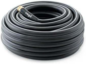 Vego Garden Leader Hose 100ft with Brass Thread and Swivel Grip Sleeve, 5/8" Leader Garden Water Hose with Male to Female Fittings for Garden & Yard by VegoGarden