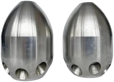 Stainless Steel Pipeline Cleaning Nozzle, 100-300bar, 1in by Unknown