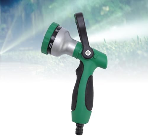 Heavy Duty Water Nozzle, Garden Hose Nozzle with 3 Spray Patterns, 6 Modes Spray Nozzle, Metal and Rubber Construction for Plants, Cars, Floors Washing - Image 3