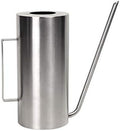 Steel Watering Can Metal Watering Pot Long Spout Garden Sprinkling Kettle Potted Plants with Handle for Outdoor Indoors House Plants 1500ml Silver by Happyyami