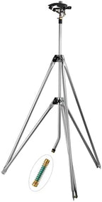 Heavy Duty Tripod Sprinkler 300003, Long Range Sprinkler with 100 FT Reach, 6 Feet Adjustable Tripod Height, 360° Range Control, for Farm, Lawn, Field, Orchard Irrigation by New England Garden Tools by NewEnglandGardenTools