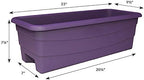 EarthBox 80606.01 Junior Garden Kit, Standard, Eggplant, Plastic, Indoor/Outdoor, 23"L x 9.5"W x 7.25"H - Image 3