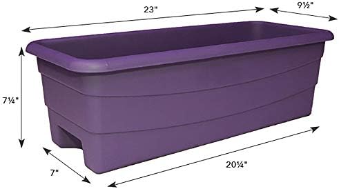 EarthBox 80606.01 Junior Garden Kit, Standard, Eggplant, Plastic, Indoor/Outdoor, 23"L x 9.5"W x 7.25"H - Image 3