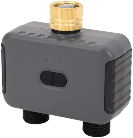 Marhynchus 2 Zone Sprinkler Timer, Brass Irrigation Timer with Rain Delay 1-15 Days for Automatic Garden Lawn Watering - Image 5