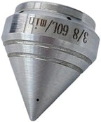 High Pressure Sewer Jetter Cleaning Nozzle - Stainless Steel, 5000 PSI, 3 Forward & 6 Backward Holes, 3/8", 1/2", 3/4" Compatible(3/4Female 70L 1PC) by Unknown