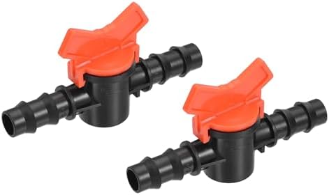 2/3/4Pcs Barbed Ball Valve 1/4" 16mm 19mm 25mm 19mmx16mm Barb Connector Shut Off Switch Plastic for Irrigation Drip Tube(25mm 2Pcs) - Image 5