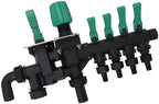 Hose Manifolds 4 Way Spigot Splitter Separate Switch Multifunction Easy Installation Oxidation sturdy for Farm Garden with Pressure Instrument - Image 7